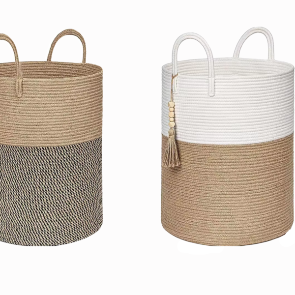Eve Large Capacity Woven Laundry Hamper