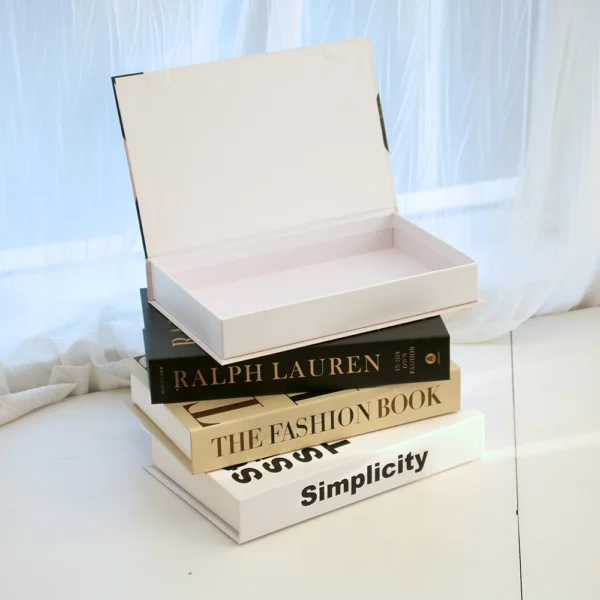 Sophia Faux Book Decorative Set – Modern Accent Storage Books